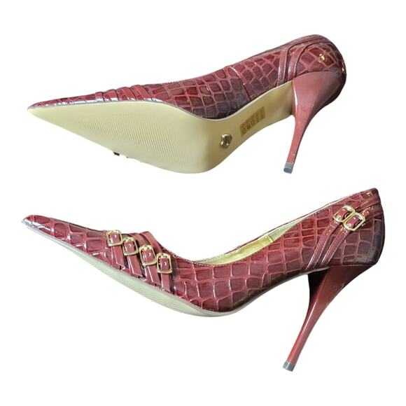 Promise Stiletto Heels Pumps in deep wine‎ "Cara" - Picture 3 of 10